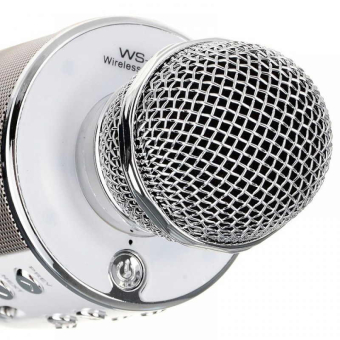 Караоке микрофон WS-858 Серебро