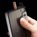 Портсигар + зажигалка Focus (черный)