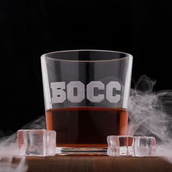 Стакан стеклянный для виски «Босс», 250 мл