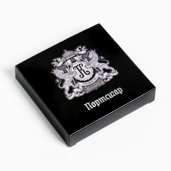 Портсигар на 20 сигарет «100 % Мужик», 9.9×9.4×1.9 см