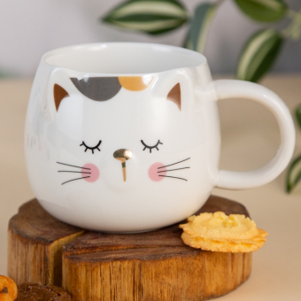 Кружка Котик белый Кружка Котик белый