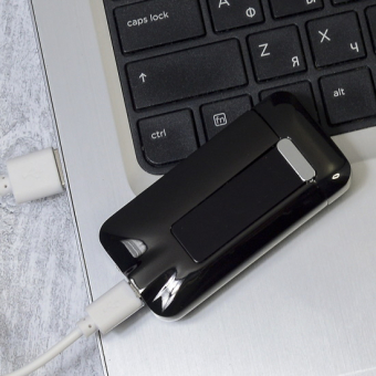 Импульсная зажигалка двойная сенсорная Lighter Контуры
