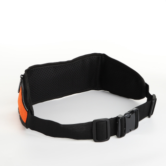 Сумка поясная "Веста" 3 отделения на молнии, 50*0,1*11 см, светоотражающие элементы, оранжевый