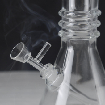 Бонг стеклянный 30 см ZG-112