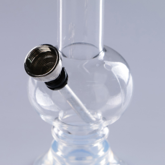 Бонг курительный, h=15 см, «Палпи», акриловый, белый