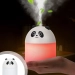 Настольный увлажнитель воздуха - ночник "Pink panda", розовая панда,  (портативный, USB)