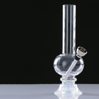 Бонг курительный, h=15 см, «Палпи», акриловый, белый