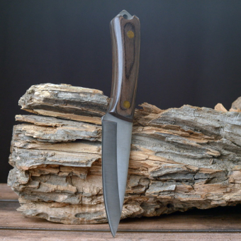 Нож фиксированный в чехле c деревянной ручкой M40