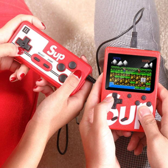 Игровая приставка SUP Game box Plus 400 игр в 1 с джойстиком Красная