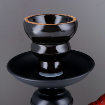 Кальян «Тунч», 25 см, 1 трубка, черный