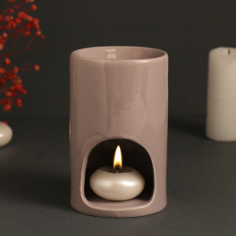 Аромалампа керамика "Расслабься и отдохни" 7,2х7,2х11,6 см