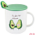 Кружка Авокадо с ложкой DO YOU LIKE AVOCADO Кружка Авокадо с ложкой DO YOU LIKE AVOCADO