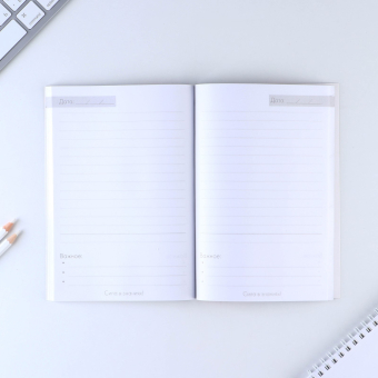 Подарочный набор, ежедневник, ручки 2 шт. шариковые, 1 мм, синяя, красная паста «Учителю»