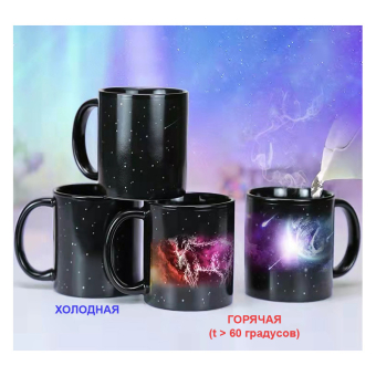 Кружка хамелеон знак зодиака Водолей