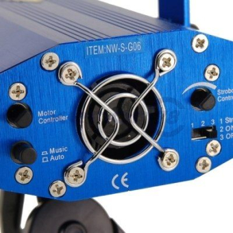 Лазерный проектор JIN-06 узор круги, крестики