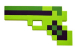 Пистолет Minecraft майнкрафт (зеленый)