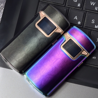 Импульсная зажигалка двойная со счетчиком и уровнем заряда