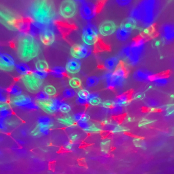 Светильник проектор вращающийся шар и снеговик