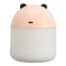 Настольный увлажнитель воздуха - ночник "Pink panda", розовая панда,  (портативный, USB)