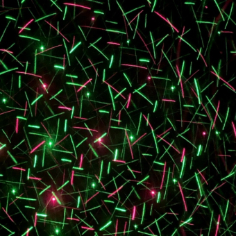 Лазерный проектор Mini Laser Stage Lighting YYC-4D. Цветы, лепестки и точки