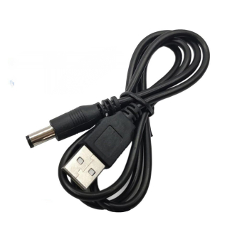 Кабель питания / переходник USB-A 2.0 - DC 2,1 х 5,5 мм (70-100см)