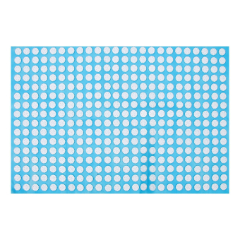 Аппликатор "Кузнецова", 384 колючки, 50 х 75 см, голубой