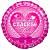 Шар (18''/46 см) Круг, Спасибо за дочь! 31420 моя! Розовый