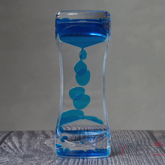 Водяные часы антистресс Синие