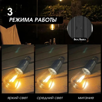 Светодиодная лампа для кемпинга