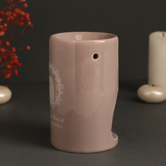 Аромалампа керамика "Расслабься и отдохни" 7,2х7,2х11,6 см