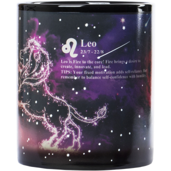 Кружка хамелеон знак зодиака Лев