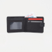 Портмоне мужское "Лорд" на кнопке, отдел для купюр, для карт, цвет чёрный