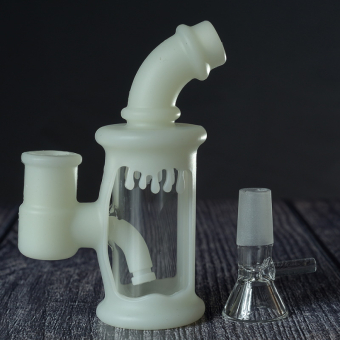 Бонг силиконовый Подсвечник  (светится в темноте) 12 см