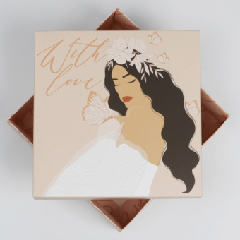 Коробка складная Girl 17 х 17 х 7 см