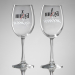 Бокалы для вина парные «Муж и жена», 360 мл Бокалы для вина парные «Муж и жена», 360 мл