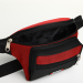 Сумка поясная "Спорт" на молнии, 32*8*13,5 см, 3 наружных кармана, цвет красный/чёрный Сумка поясная "Спорт" на молнии, 32*8*13,5 см, 3 наружных кармана, цвет красный/чёрный