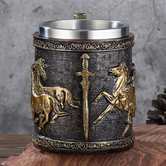 Кружка "Лошадь №2" (металл внутри)