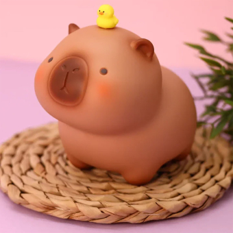 Копилка капибара "Capybara Friend Duck"
