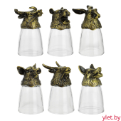 Подарочный набор рюмок-перевертышей «Элит», 6 шт., рюмка 30 мл