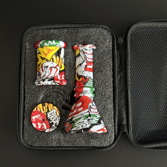 Набор Rasta подарочный в сумке "Бонг, гриндер и емкость для хранения"