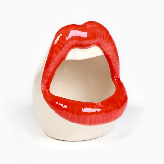 Пепельница для дома "Губы", для сигарет и стиков, 12 х 10 см