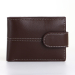 Портмоне мужское "Стиль" на кнопке, цвет коричневый