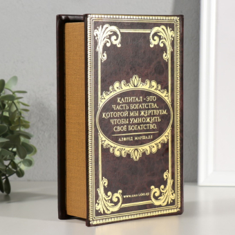 Сейф книга Мой капитал 21х13х5 см