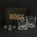 Набор для виски BOSS (2 стакана, 6 камней, 2 подставки под стакан) Набор для виски BOSS (2 стакана, 6 камней, 2 подставки под стакан)