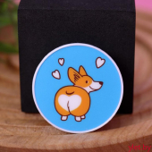 Попсокет "Cute corgi"
