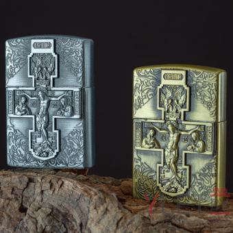 Зажигалка газовая с кремнием Крест