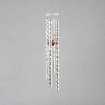 Китайские колокольчики Музыка ветра металл "Слоны" 4 трубки 60 см МИКС, музыкальная подвеска