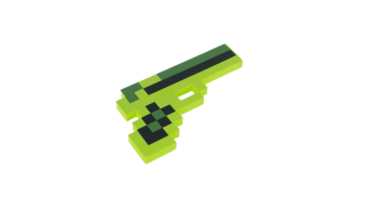 Пистолет Minecraft майнкрафт (зеленый)