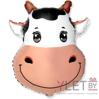 Шар (22''/56 см) Фигура, Голова Коровы