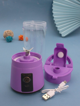 Блендер портативный "Juicy", purple, USB, (24*8 см) Блендер портативный "Juicy", purple, USB, (24*8 см)